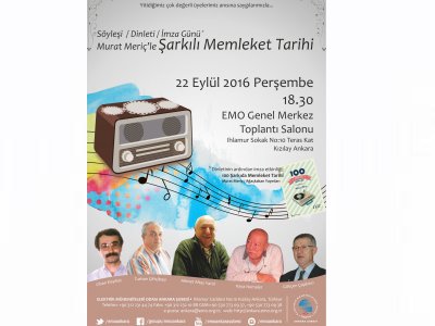 MURAT MERİÇLE `ŞARKILI MEMLEKET TARİHİ` ETKİNLİĞİ