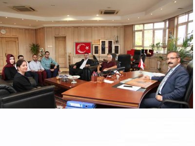 GAZİANTEP ÜNİVERSİTESİ REKTÖRÜ ZİYARET EDİLDİ