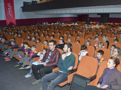 ENERJİ HAFTASI ETKİNLİKLERİ KAPSAMINDA MAYA KOLEJİ`NDE SUNUM YAPILDI