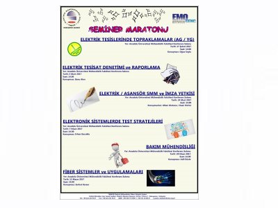 SEMİNER MARATONU ANADOLU ÜNİVERSİTESİ`NDE BAŞLIYOR