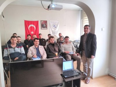 EMO AFYONKARAHİSAR İL TEMSİLCİLİĞİNDE ELEKTRİK TESİSLERİNDE TOPRALAMALAR EĞİTİMİ DÜZENLENİ
