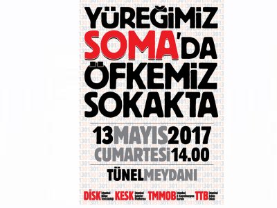 YÜREĞİMİZ SOMA`DA ÖFKEMİZ SOKAKTA