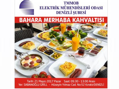 EMO DENİZLİ BAHARA MERHABA KAHVALTISI DÜZENLENECEK
