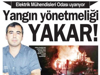 YANGIN YÖNETMELİĞİ YAKAR (HABER EKSPRES)