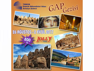 ANTALYA ÇIKIŞLI GAP GEZİSİ PLANLANMIŞTIR!