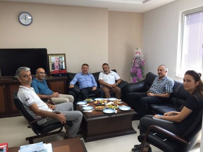 MERSİN MİLLETVEKİLİ SAYIN HACI ÖZKAN ŞUBEMİZİ ZİYARET ETTİ.