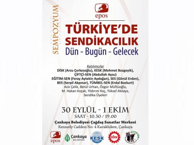 TÜRKİYEDE SENDİKACILIK SEMPOZYUMU DÜZENLENİYOR