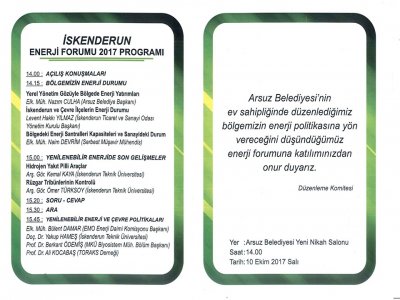 İSKENDERUN ENERJİ FORUMU