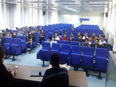 SİVAS CUMHURİYET ÜNİVERSİTESİNDE EMO SUNUMU YAPILDI