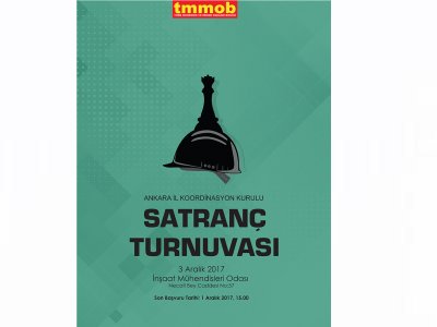 TMMOB ANKARA İKK SATRANÇ TURNUVASI DÜZENLENİYOR