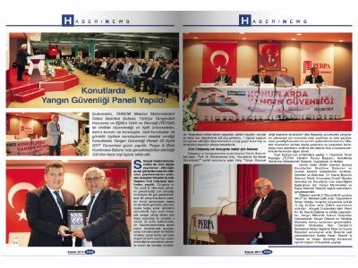 KONUTLARDA YANGIN GÜVENLİĞİ PANELİ YAPILDI - KASIM 2017 ELEKTRİK DÜNYASI