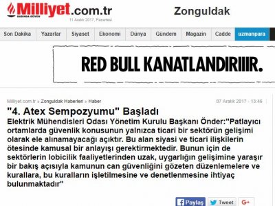 4. ATEX SEMPOZYUMU` BAŞLADI (MİLLİYET.COM.TR)