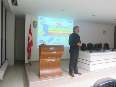 ELEKTRİK TESİSLERİNDE TOPRAKLAMALAR VE YAŞANAN GÜNCEL SORUNLAR  SEMİNERİ DÜZENLENDİ