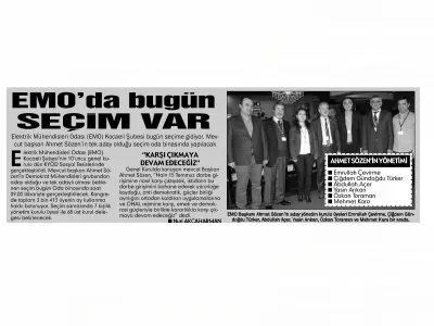 KOCAELİ: EMODA BUGÜN SECİM VAR