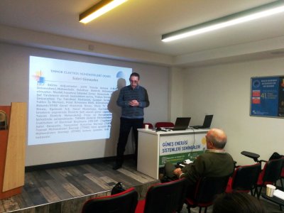 GÜNEŞ ENERJİSİ SİSTEMLERİ SEMİNERLER DİZİSİ 5- GÜNEŞ ENERJİSİNE DAYALI ELEKTRİK ÜRETİMİ - STANDARTLAR SEMİNERİ ŞUBEMİZDE YAPILDI