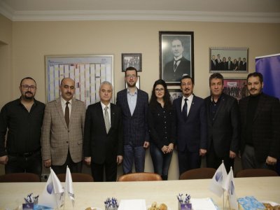 TİCARET ODASI YÖNETİM KURULU ŞUBEMİZİ ZİYARET ETTİ