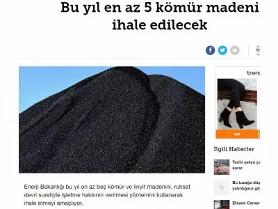 BU YIL EN AZ 5 KÖMÜR MADENİ İHALE EDİLECEK (HURRİYET.COM.TR)