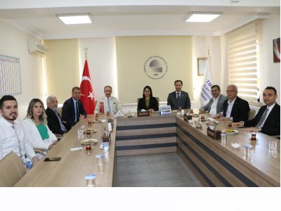 GTO İNŞAAT MÜTEAHHİTLERİ MESLEK KOMİTESİ ŞUBEMİZİ ZİYARET ETİ