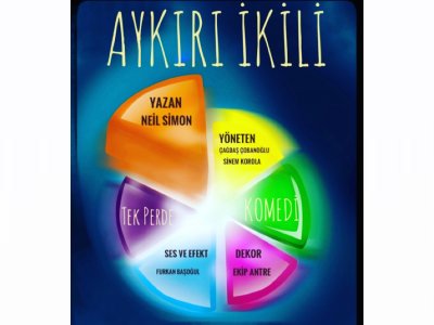 `AYKIRI İKİLİ` ADLI TİYATRO OYUNUNDA BULUŞALIM!