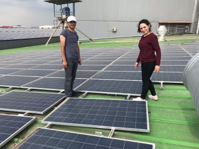 ŞUBEMİZDE YENİ MEZUN ÜYELERİMİZE YÖNELİK GÜNEŞ ENERJİSİ SAHA UYGULAMASI VE EĞİTİMİ YAPILDI.