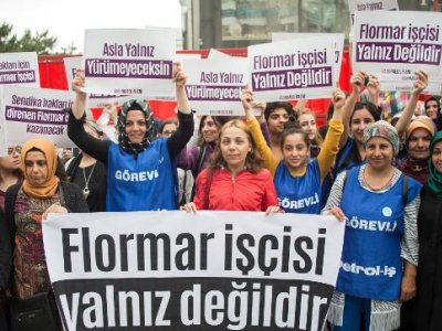 EMO KADIN KOMİSYONU’NDAN FLORMAR İŞÇİSİNE DESTEK