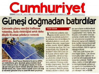 GÜNEŞİ DOĞMADAN BATIRDILAR