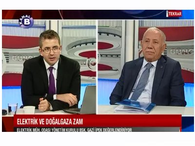 EMO YÖNETİM KURULU BAŞKANI GAZİ İPEK KANAL BYE KONUK OLDU
