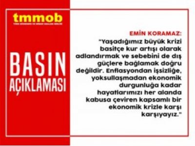 KRİZİN SORUMLUSU AKPNİN YANLIŞ EKONOMİ POLİTİKALARIDIR!