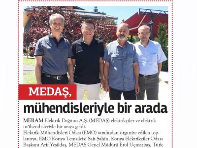 MÜHENDİSLERİYLE BİR ARADA (MEMLEKET, 15.08.2018)
