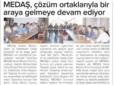 MEDAŞ, ÇÖZÜM ORTAKLARIYLA BİR ARAYA GELMEYE DEVAM EDİYOR (ANADOLUDA BUGÜN, 24.09.2018)
