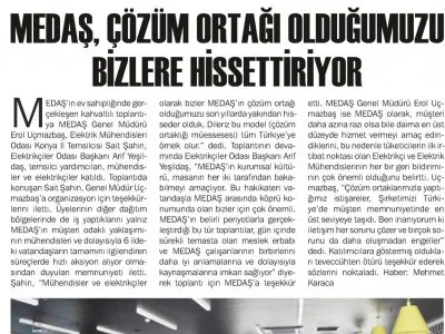 MEDAŞ, ÇÖZÜM ORTAĞI OLDUĞUMUZU BİZLERE HİSSETRİYOR (MUŞKARA, 24.09.2018)