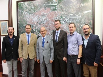ESKİŞEHİR BÜYÜKŞEHİR BELEDİYESİ BAŞKANI PROF. DR. YILMAZ BÜYÜKERŞEN ZİYARET EDİLDİ