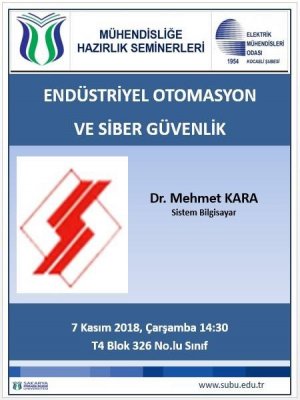 ENDÜSTRİYEL OTOMASYON VE SİBER GÜVENLİK SEMİNERİ