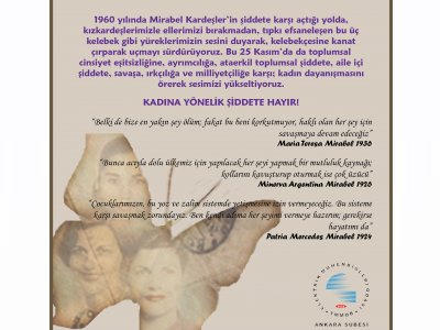 KADINA YÖNELİK ŞİDDETE HAYIR!