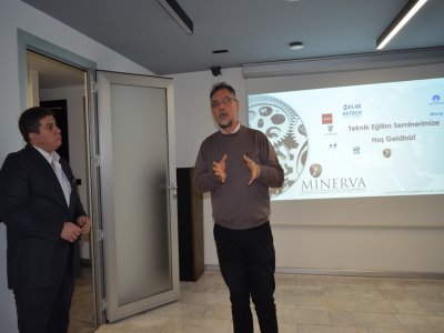 MINERVA ELEKTRONİK FİRMASI TARAFINDAN TEKNİK SEMİNER DÜZENLENDİ