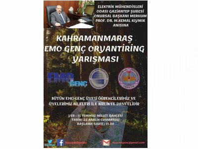 KAHRAMANMARAŞ EMO GENÇ ORYANTİRİNG YARIŞMASI
