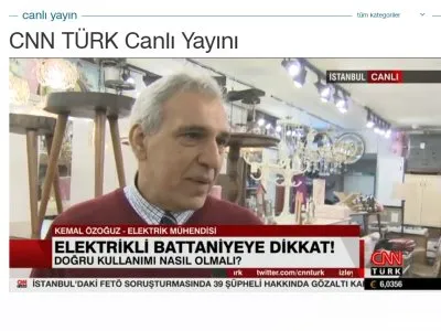 ELEKTRİKLİ BATTANİYE KULLANIRKEN DİKKAT - CNNTÜRK 22 ARALIK 2018