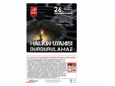26. ADALET VE DEMOKRASİ HAFTASI BAŞLIYOR