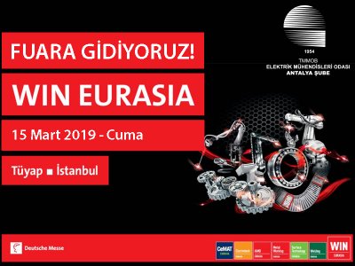 WIN EURASIA 2019 FUARINA GİDİYORUZ