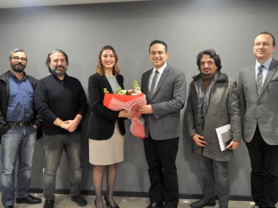 BORNOVA BELEDİYE BAŞKANI OLGUN ATİLLA ŞUBEMİZİ ZİYARET ETTİ