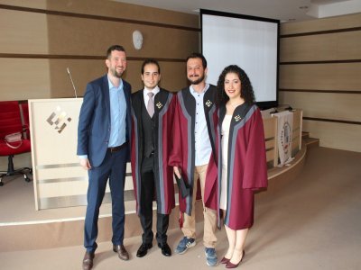 ESTÜ`DE ROZET TAKMA TÖRENİ DÜZENLENDİ