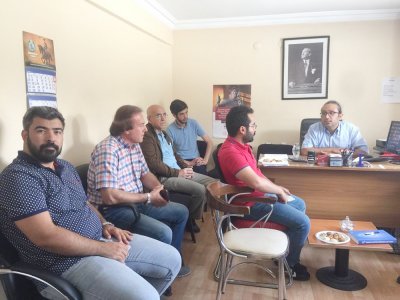EMO ERZURUM İL TEMSİLCİLİĞİNDE ÜYE TOPLANTISI DÜZENLENDİ