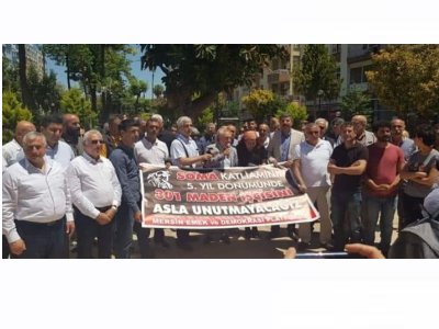 5. YILINDA SOMA KATLİAMINDA HAYATINI KAYBEDEN 301 MADEN İŞÇİLERİNİ ASLA UNUTMAYACAĞIZ!.