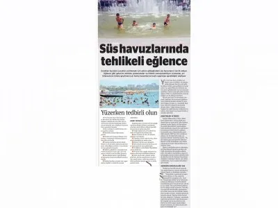 SÜS HAVUZLARINDA TEHLİKELİ EĞLENCE (BİRGÜN)