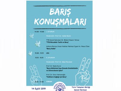 BARIŞ KONUŞMALARI ETKİNLİĞİ DÜZENLENİYOR
