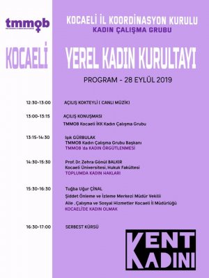 KOCAELİ İKK KADIN ÇALIŞMA GRUBU YEREL KADIN KURULTAYI`NI GERÇEKLEŞTİRDİ