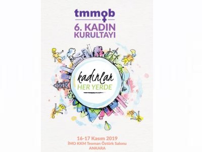 TMMOB 6. KADIN KURULTAYI DÜZENLENİYOR