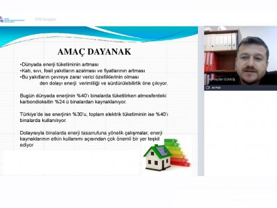 EKB SÜREÇLERİ KONULU WEBINAR DÜZENLENDİ