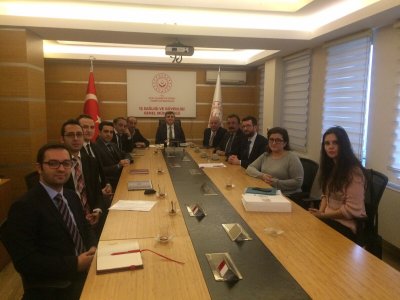 İŞ SAĞLIĞI VE GÜVENLİĞİ GENEL MÜDÜRLÜĞÜ İLE TOPLANTI