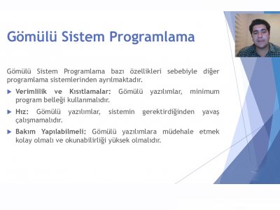 GÖMÜLÜ SİSTEMLER VE GÖMÜLÜ SİSTEMLERDE YAZILIM TASARIMI WEBINARI DÜZENLENDİ